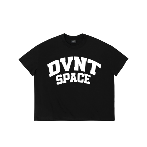 DVNT BOXY TEE - BLACK