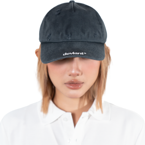 DEVIANT CORE WASHED CAP - BLACK