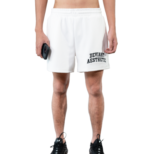 DVNT AESTHETIC SWEAT SHORT - WHITE