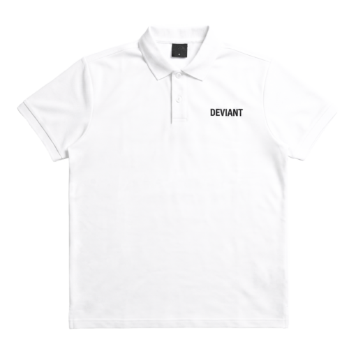 DVNT LOGO POLO - WHITE