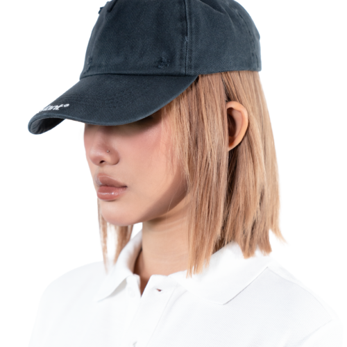 Alternative view of DEVIANT CORE WASHED CAP - BLACK
