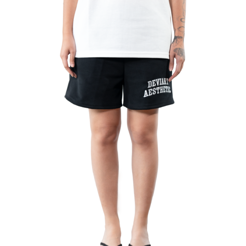 DVNT AESTHETIC SWEAT SHORT - BLACK
