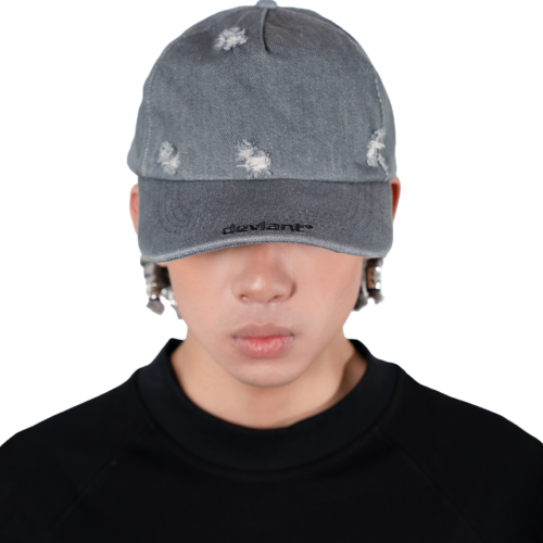 DEVIANT CORE WASHED CAP – GREY
