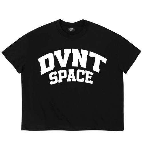 DVNT BOXY TEE - BLACK