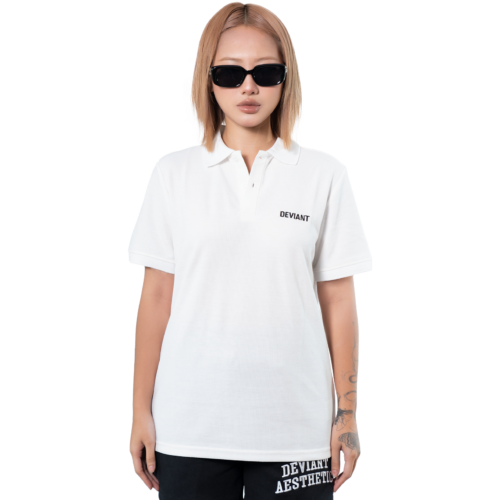 Alternative view of DVNT LOGO POLO - WHITE